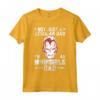 HapTiger Iron Man Festa Del Papà - Not Regular Dad Maglietta - Official Marvel Apparel for Men and Women - Unique Father's Day Gift Idea