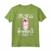 HapTiger Iron Man Festa Del Papà - Not Regular Dad Maglietta - Official Marvel Apparel for Men and Women - Unique Father's Day Gift Idea