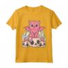 Kawaii Gatto Pastel Goth Cute Creepy Demon Cat and Skull Maglietta - Design Estetico Anime Goth Giapponese - Perfetta per Amanti Kawaii e Goth