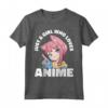 Solo una ragazza che ama il manga della ragazza anime - Maglietta Kawaii Otaku Graphic Japan Goth - Ideale per Adolescenti e Ragazzi Appassionati di Anime