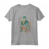Giapponese Retro Art Zoro Anime Graphic Canotta - T-shirt Grafica Vintage Divertente per Uomini e Donne