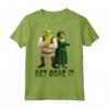 HapTiger Fiona & HapTiger Get Ogre It Text Poster Maglietta - Official Shrek Apparel for Fans