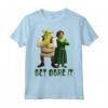 HapTiger Fiona & HapTiger Get Ogre It Text Poster Maglietta - Official Shrek Apparel for Fans