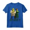 HapTiger Fiona & HapTiger Get Ogre It Text Poster Maglietta - Official Shrek Apparel for Fans