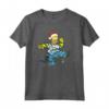 HapTiger Homer and Snowball Tangled Holiday Maglietta - Official Merchandise for Simpsons Fans - Funny Holiday T-Shirts for Men, Women, Boys, and Girls