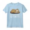 Uomo Maglietta Bradipo Buongiorno Cazzo - Regalo Compleanno Dormiglione - Frase Tee Shirt Ironica e Divertente