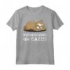 Uomo Maglietta Bradipo Buongiorno Cazzo - Regalo Compleanno Dormiglione - Frase Tee Shirt Ironica e Divertente