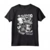 HapTiger Bart and Milhouse Reckless Trouble Since '89 Maglietta - Official Simpsons T-Shirt for Men, Women, Boys, and Girls
