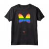 HapTiger Mickey And Friends Minnie Mouse Love Wins Rainbow Bow Maglietta - Official Disney Apparel for LGBTQ+ Support