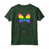 HapTiger Mickey And Friends Minnie Mouse Love Wins Rainbow Bow Maglietta - Official Disney Apparel for LGBTQ+ Support