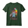 HapTiger Rainbow Stitch Ice Cream Chillin' Pride Maglietta - Official Disney Lilo & Stitch Tee for Men, Women, Boys, Girls - Vacation T-Shirt