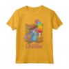 HapTiger Rainbow Stitch Ice Cream Chillin' Pride Maglietta - Official Disney Lilo & Stitch Tee for Men, Women, Boys, Girls - Vacation T-Shirt