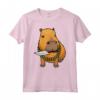 Capibara con Coltello Capivara Roditore Chigüire Quiuit Maglietta - Design Divertente per Amanti dei Capibara - Ideale per Uomini, Donne e Bambini