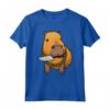 Capibara con Coltello Capivara Roditore Chigüire Quiuit Maglietta - Design Divertente per Amanti dei Capibara - Ideale per Uomini, Donne e Bambini