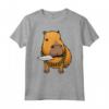 Capibara con Coltello Capivara Roditore Chigüire Quiuit Maglietta - Design Divertente per Amanti dei Capibara - Ideale per Uomini, Donne e Bambini