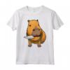 Capibara con Coltello Capivara Roditore Chigüire Quiuit Maglietta - Design Divertente per Amanti dei Capibara - Ideale per Uomini, Donne e Bambini