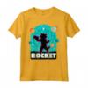 HapTiger Guardians of the Galaxy Volume 3 Rocket Space Icon Maglietta - Official GOTG Tee for Boys, Girls, Men, and Women - Marvel Movie Merchandise