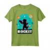 HapTiger Guardians of the Galaxy Volume 3 Rocket Space Icon Maglietta - Official GOTG Tee for Boys, Girls, Men, and Women - Marvel Movie Merchandise