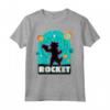 HapTiger Guardians of the Galaxy Volume 3 Rocket Space Icon Maglietta - Official GOTG Tee for Boys, Girls, Men, and Women - Marvel Movie Merchandise