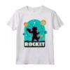 HapTiger Guardians of the Galaxy Volume 3 Rocket Space Icon Maglietta - Official GOTG Tee for Boys, Girls, Men, and Women - Marvel Movie Merchandise