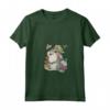HapTiger Bambi Thumper Surrounded By Butterflies Maglietta con Collo a V - Officially Licensed Disney Apparel - Unique Bambi Themed T-shirt