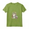 HapTiger Bambi Thumper Surrounded By Butterflies Maglietta con Collo a V - Officially Licensed Disney Apparel - Unique Bambi Themed T-shirt