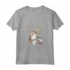 HapTiger Bambi Thumper Surrounded By Butterflies Maglietta con Collo a V - Officially Licensed Disney Apparel - Unique Bambi Themed T-shirt