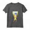 HapTiger Pixar Inside Out Joy Portrait Maglietta con Collo a V - Official Pixar Apparel - Find Joy in the Little Things