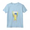 HapTiger Pixar Inside Out Joy Portrait Maglietta con Collo a V - Official Pixar Apparel - Find Joy in the Little Things
