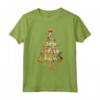Golden Retriever Albero di Natale Babbo Natale divertente regalo per gli amanti dei cani Maglietta - Woof Woof Natale