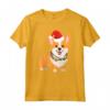 Natale Corgi - Cane con Cappello di Babbo Natale e Luci di Natale Maglietta - Ideale Regalo di Natale per Amanti dei Corgi