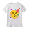 Emoticon - Compleanno per Feste Maglietta - Happy Birthday Emoji - Leggera e Divertente per Uomini, Donne e Bambini