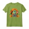 Carino Halloween Dino Trex Costume Ragazze Ragazzi Bambini Bambino Maglietta - Design Divertente per Halloween - Ideale per Trucchi e Dolcetti