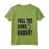 HapTiger Emperor's New Groove Yzma Pull The Lever Maglietta con Collo a V - Officially Licensed Disney Apparel - Funny Quote Tee