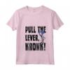 HapTiger Emperor's New Groove Yzma Pull The Lever Maglietta con Collo a V - Officially Licensed Disney Apparel - Funny Quote Tee