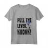 HapTiger Emperor's New Groove Yzma Pull The Lever Maglietta con Collo a V - Officially Licensed Disney Apparel - Funny Quote Tee