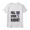 HapTiger Emperor's New Groove Yzma Pull The Lever Maglietta con Collo a V - Officially Licensed Disney Apparel - Funny Quote Tee