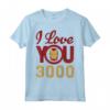 HapTiger Avengers Endgame Iron Man I Love You 3000 Helmet Logo Maglietta - Officially Licensed Marvel Apparel for Fans