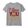 HapTiger Avengers Endgame Iron Man I Love You 3000 Helmet Logo Maglietta - Officially Licensed Marvel Apparel for Fans