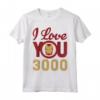 HapTiger Avengers Endgame Iron Man I Love You 3000 Helmet Logo Maglietta - Officially Licensed Marvel Apparel for Fans