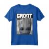 HapTiger Guardians of the Galaxy Vol. 2 Baby Groot Close-Up Maglietta - Officially Licensed Apparel for Fans