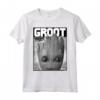 HapTiger Guardians of the Galaxy Vol. 2 Baby Groot Close-Up Maglietta - Officially Licensed Apparel for Fans