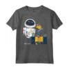 HapTiger Pixar Wall-E Eve Natale Light Wrap Maglietta - Officially Licensed Apparel for Christmas - 18PXWE00031A-001 Included