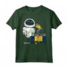 HapTiger Pixar Wall-E Eve Natale Light Wrap Maglietta - Officially Licensed Apparel for Christmas - 18PXWE00031A-001 Included