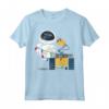 HapTiger Pixar Wall-E Eve Natale Light Wrap Maglietta - Officially Licensed Apparel for Christmas - 18PXWE00031A-001 Included