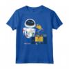 HapTiger Pixar Wall-E Eve Natale Light Wrap Maglietta - Officially Licensed Apparel for Christmas - 18PXWE00031A-001 Included