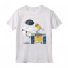 HapTiger Pixar Wall-E Eve Natale Light Wrap Maglietta - Officially Licensed Apparel for Christmas - 18PXWE00031A-001 Included
