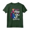 HapTiger Frozen Fearless Like Anna 3rd Birthday Maglietta - Official Frozen Merchandise - Perfect Gift for Frozen Movie Fans