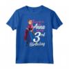 HapTiger Frozen Fearless Like Anna 3rd Birthday Maglietta - Official Frozen Merchandise - Perfect Gift for Frozen Movie Fans