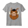 HapTiger The Lion King Pumbaa Large Face Maglietta - Officially Licensed Apparel with Hakuna Matata Design